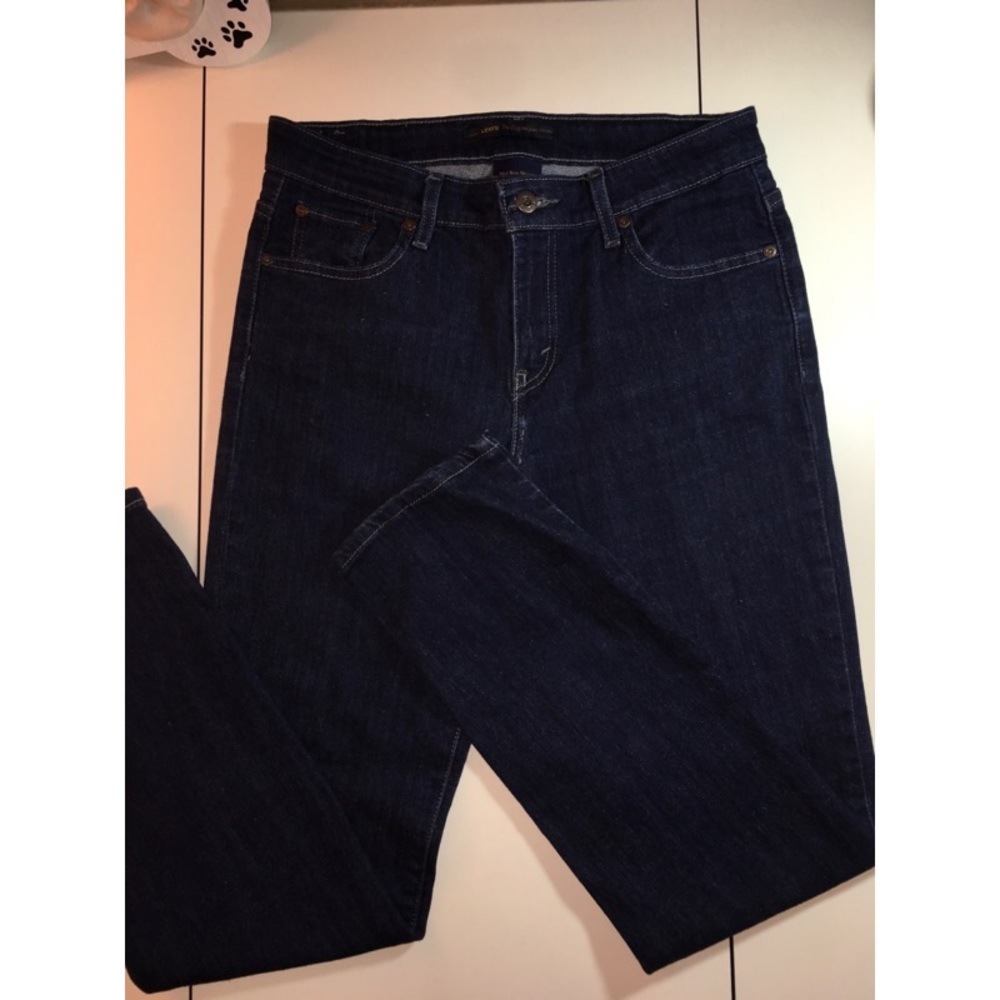 Levi’s Mid-Rise Skinny - Darkwash